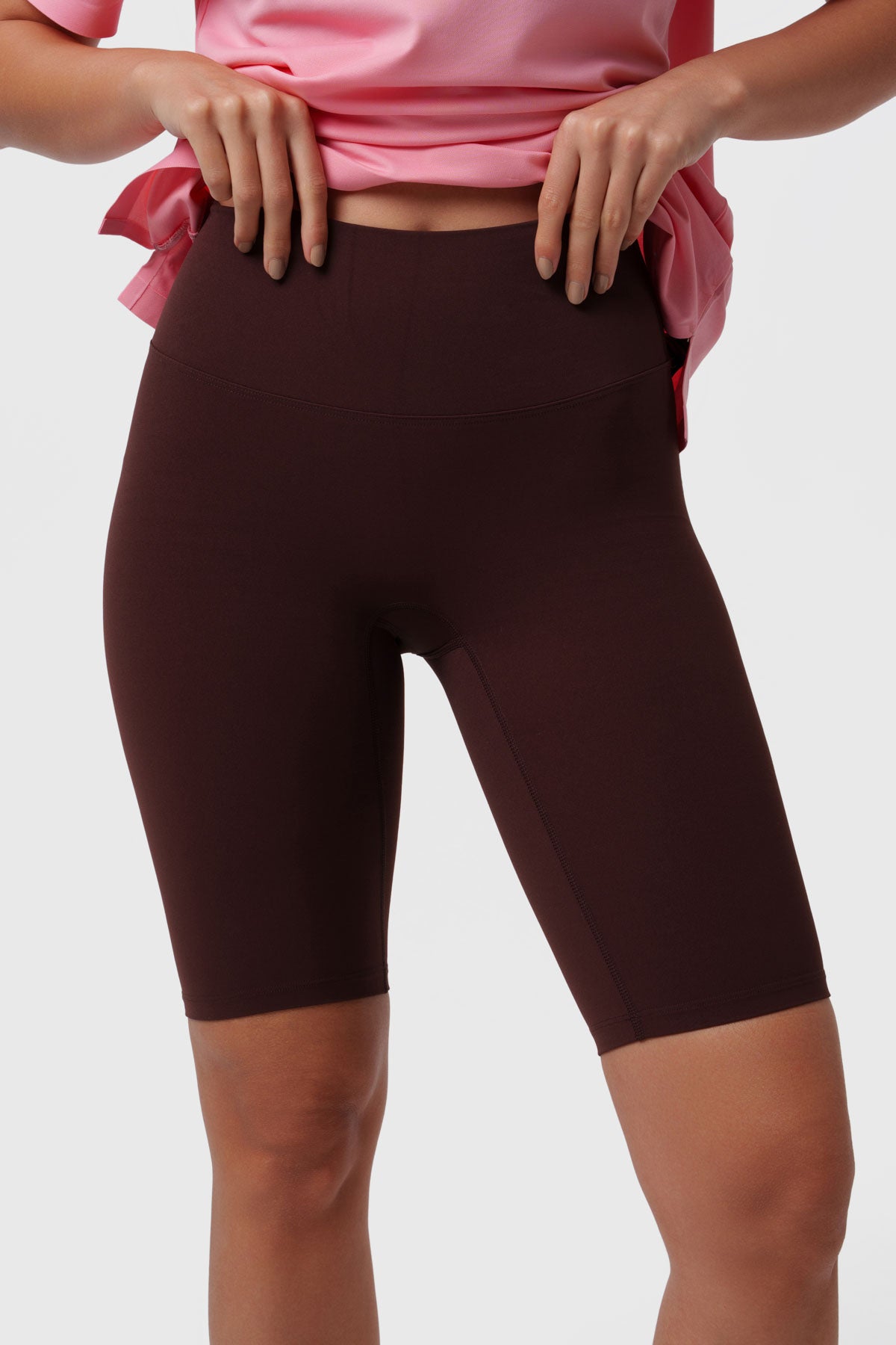 NALA Brown Performance Shorts