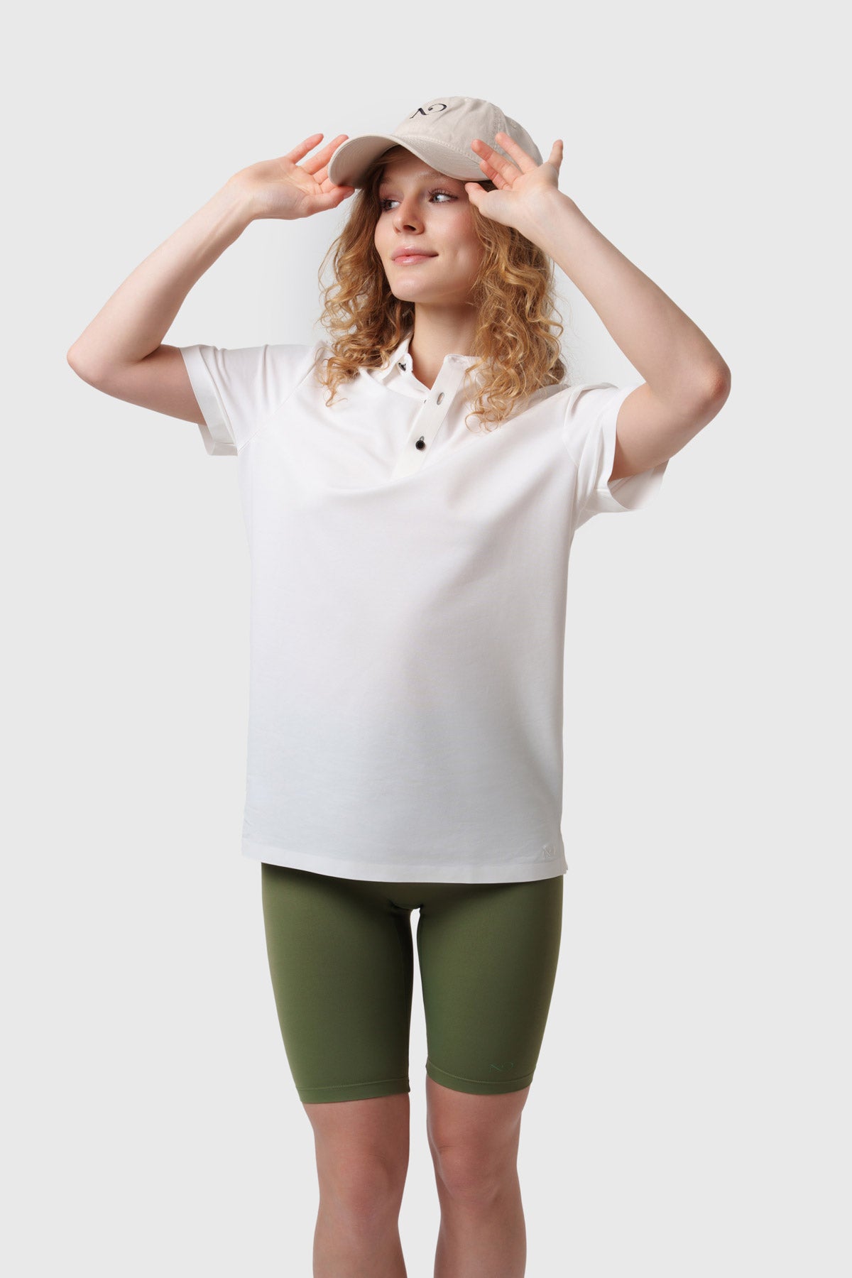 White Polo Shirt - women