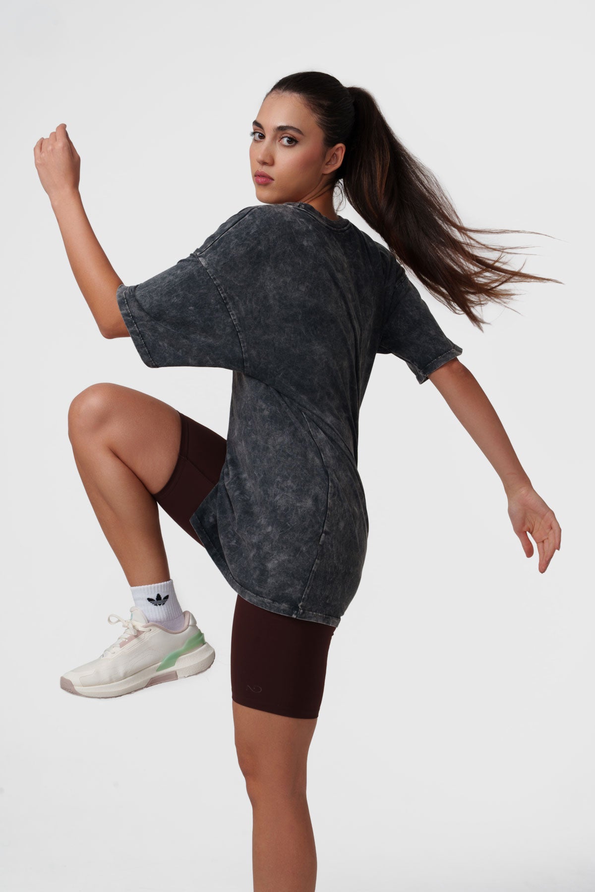 Unisex Grey Washed Tee – 100% Organic Cotton