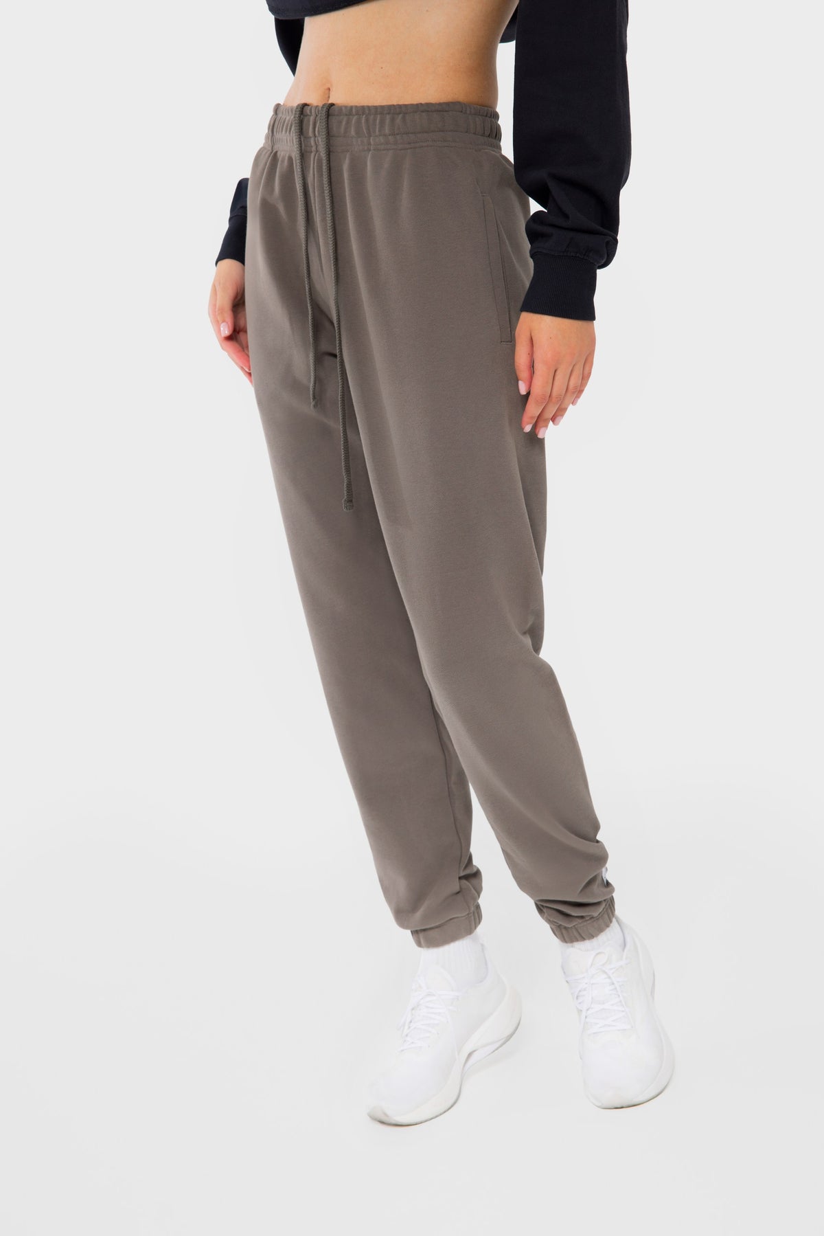 Asos Topshop Grey Petite Joggers Women's Grey Relaxed Fit Joggers